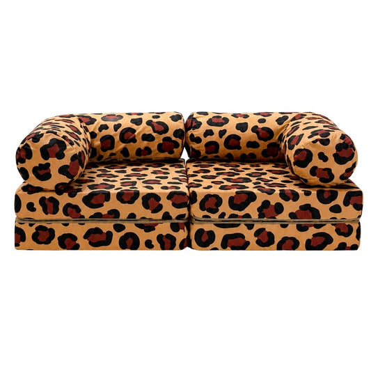 HoneyHug Soft Modular Sofa for Children – Leopard