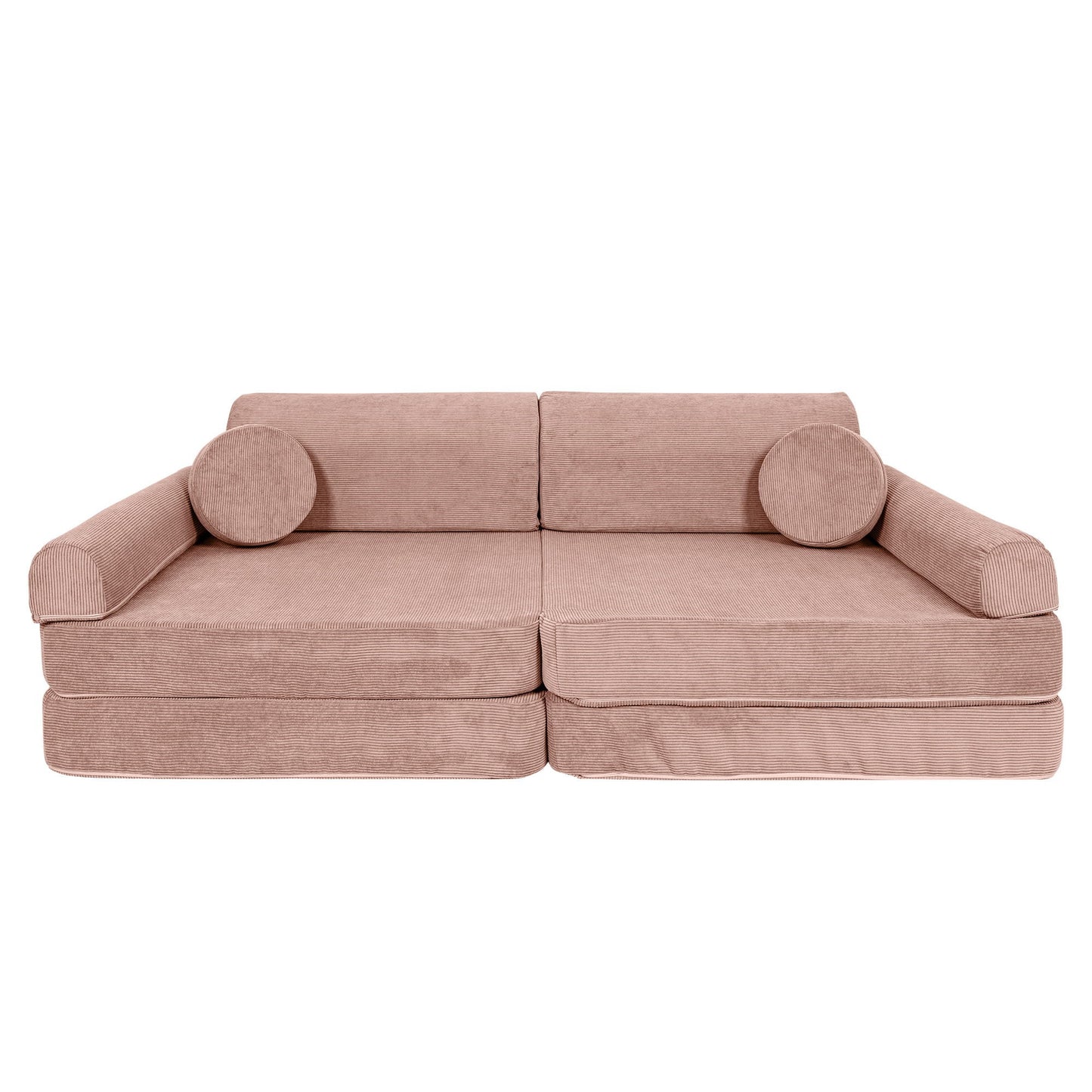 Large Modular Sofa for Kids - Slimcord Corduroy Pink