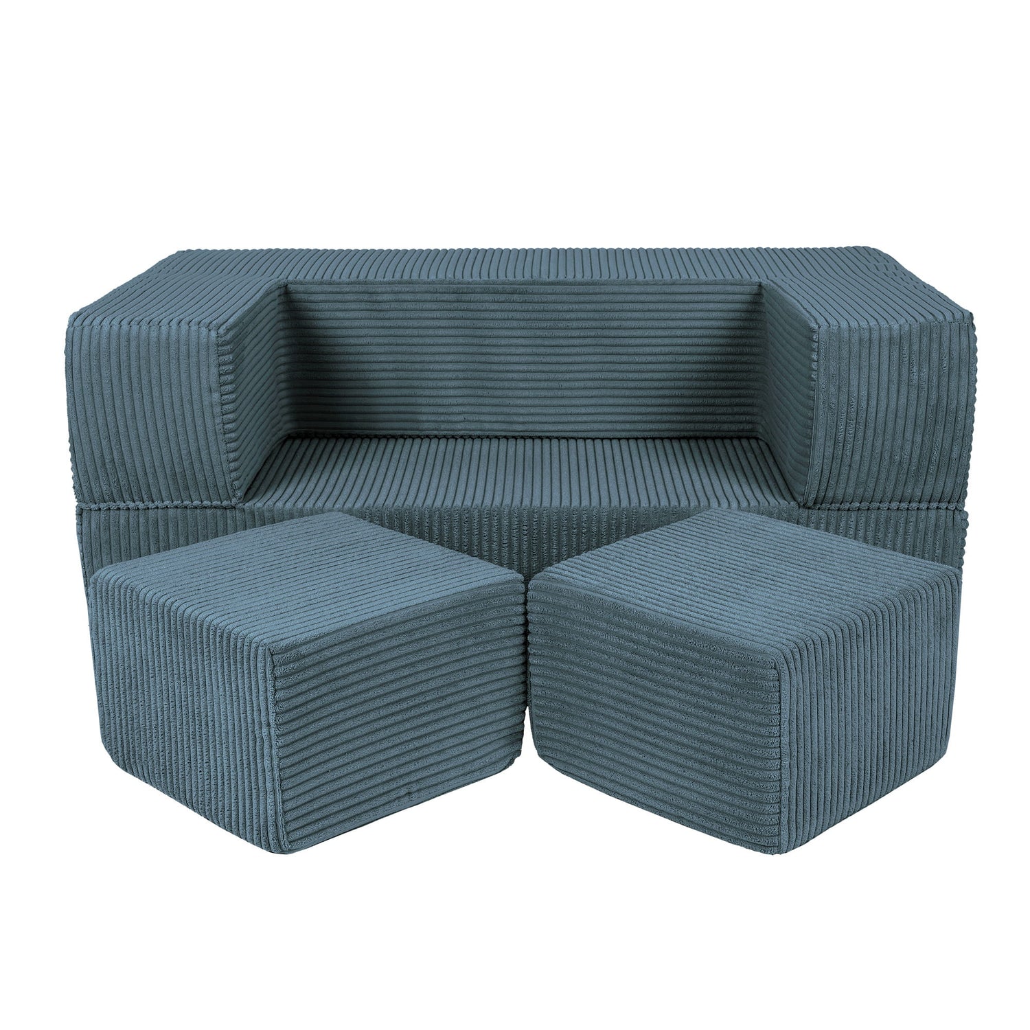 blue meowbaby cube sofa velvet
