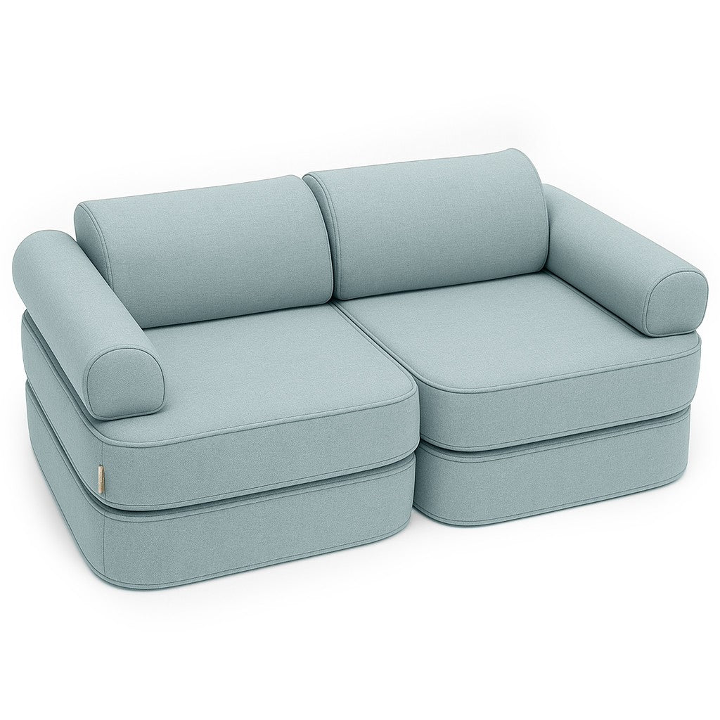 sky blue indoor/outdoor modular sofa meowbaby