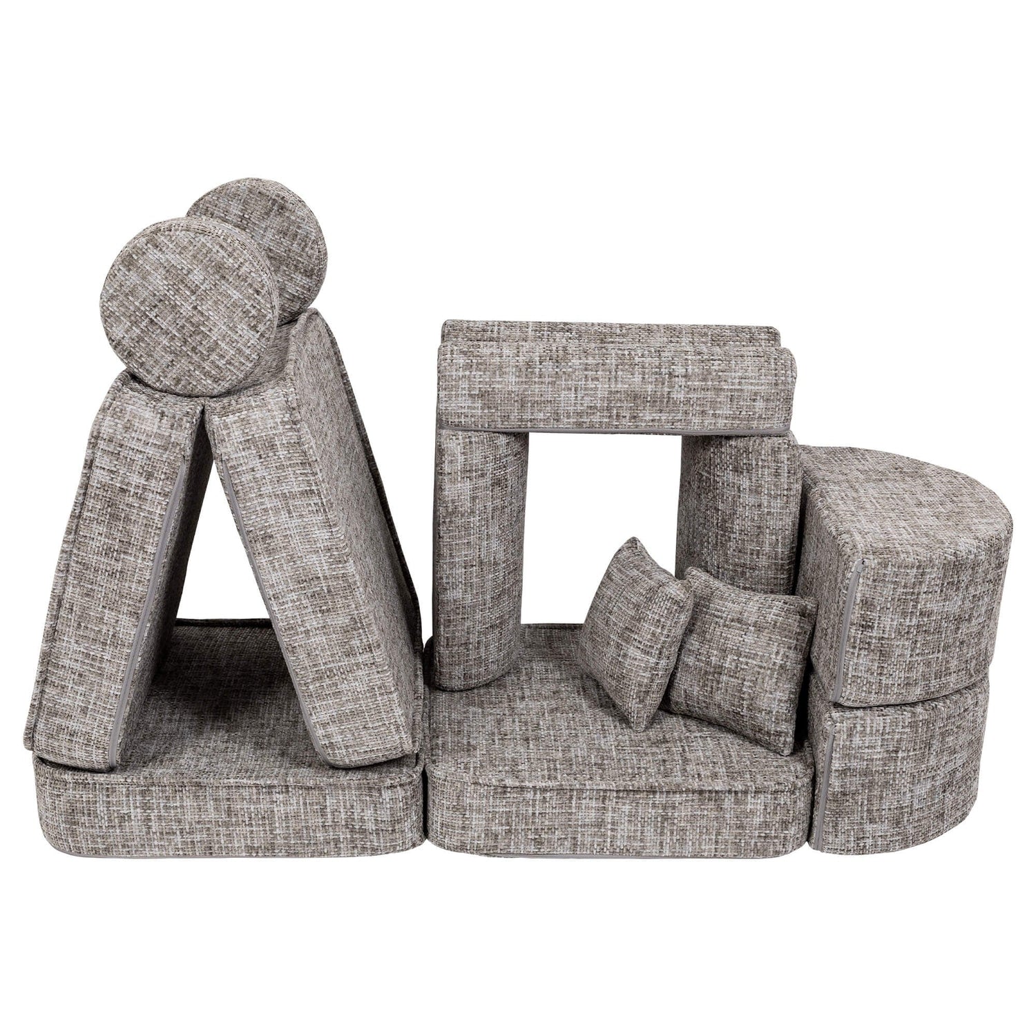 grey modular sofa 120cm meowbaby premium