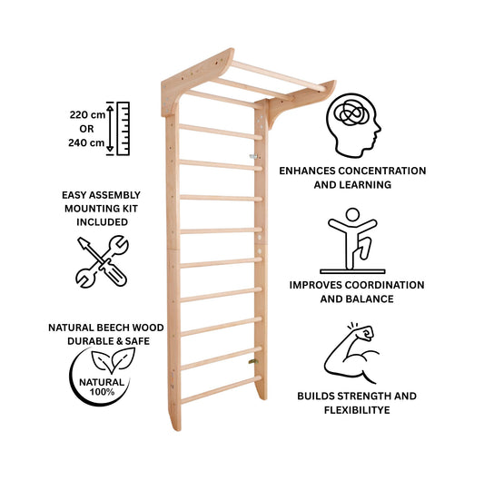 KINDER Holz-Wandsprossen