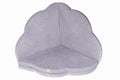 Cloud Shaped Light Grey Velvet