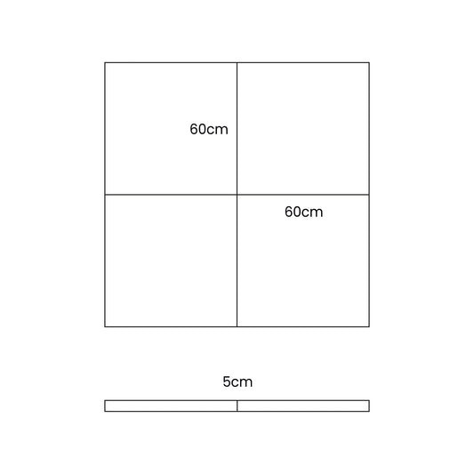Play Mat for Kids - Square Brown