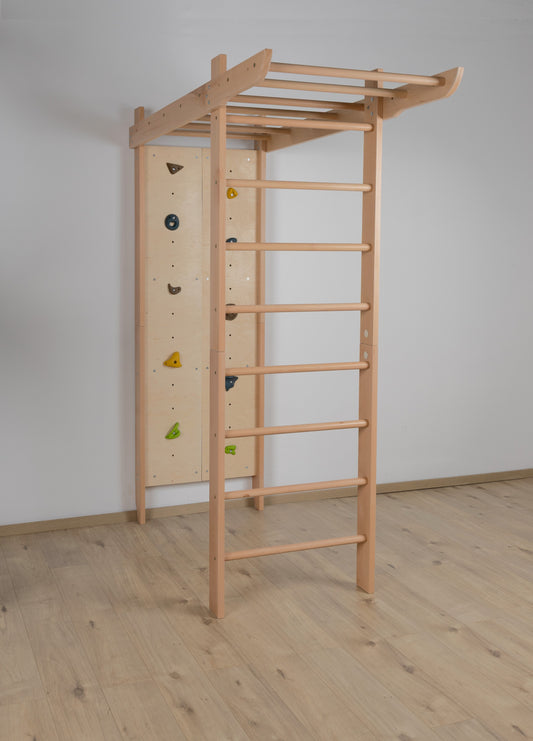 SPARTAK Indoor-Kletterhalle aus Holz