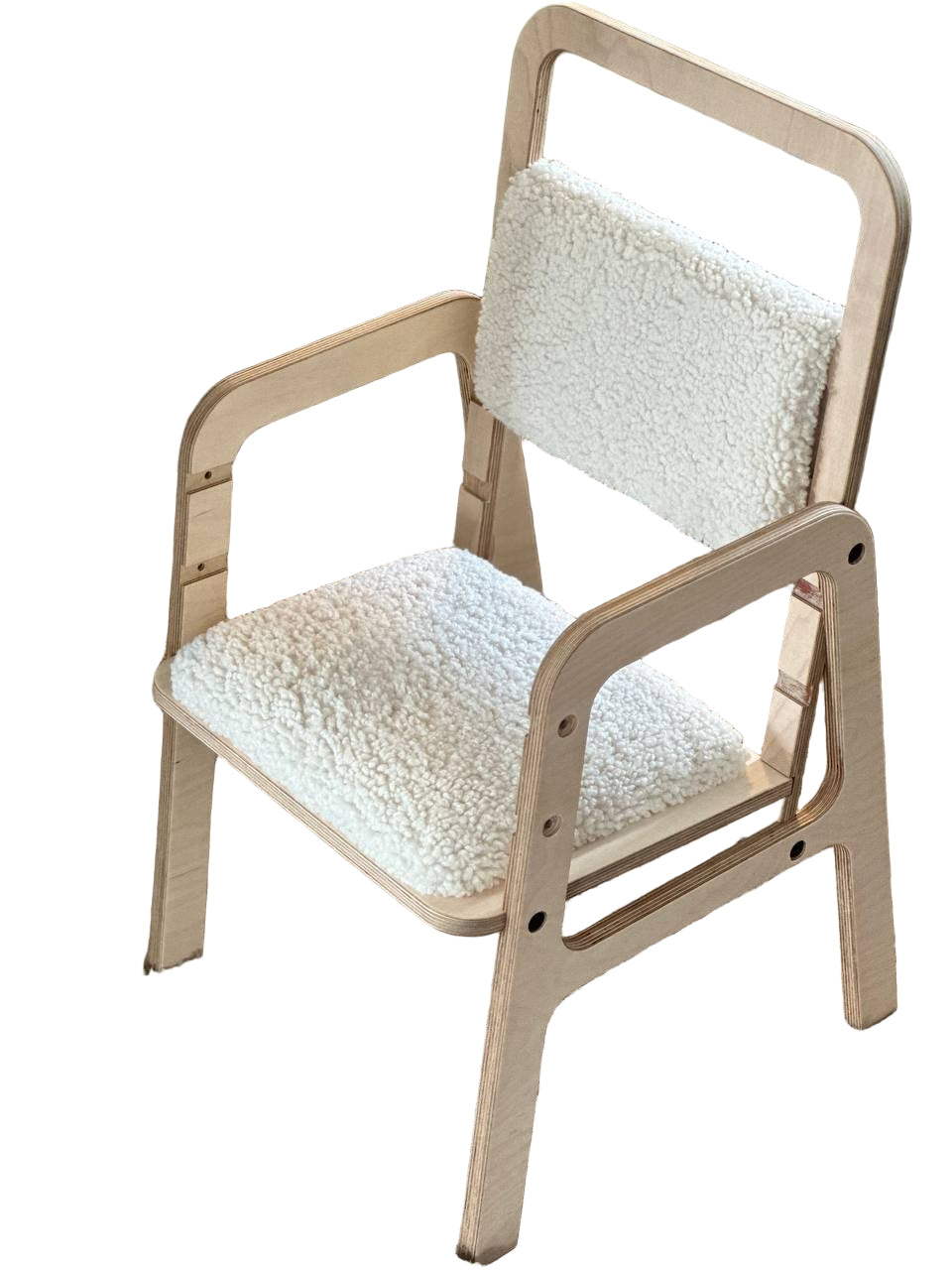 Adjustable Children Chair Luula - Vanilla Lamb