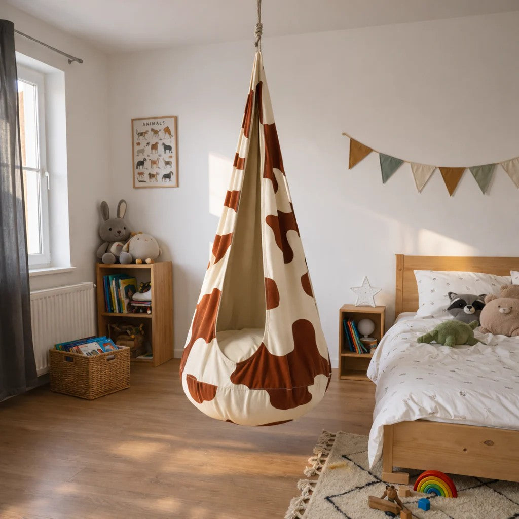 Cocoon Swing for Kids - Cow