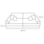 Indoor/Outdoor Outzy Pocket Sofa For Children - Rosy Dune Pink