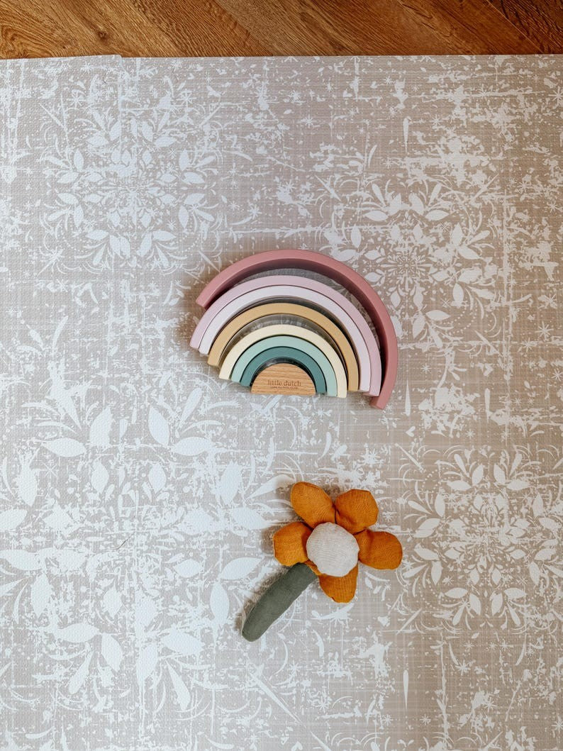 Foam Puzzle Playmat - Vintage Beige