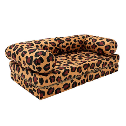 HoneyHug Soft Modular Sofa for Children – Leopard