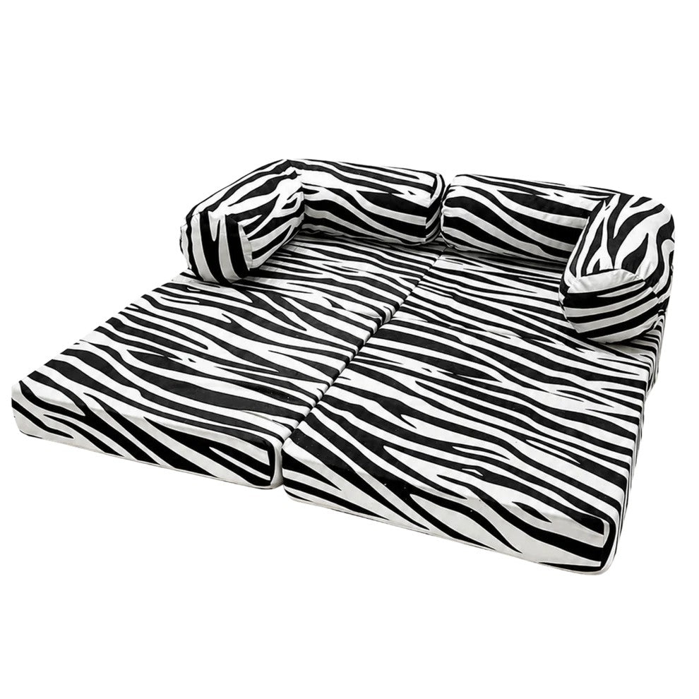 HoneyHug Soft Modular Sofa for Children – Zebra