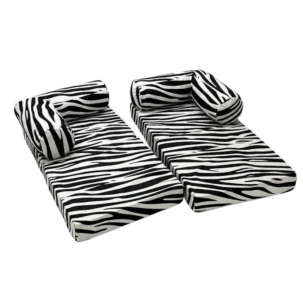 HoneyHug Soft Modular Sofa for Children – Zebra