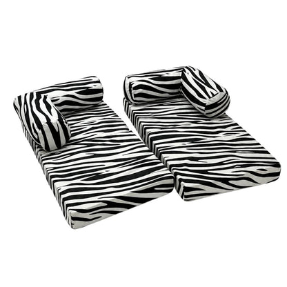 HoneyHug Soft Modular Sofa for Children – Zebra
