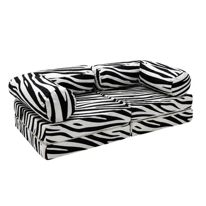 HoneyHug Soft Modular Sofa for Children – Zebra