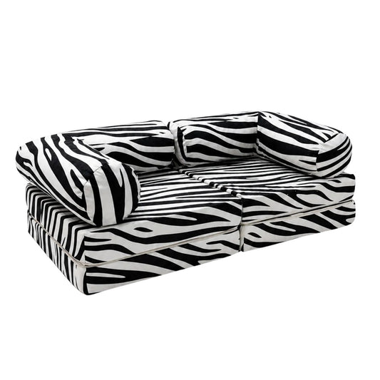 HoneyHug Soft Modular Sofa for Children – Zebra