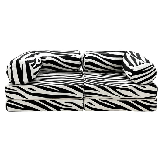 HoneyHug Soft Modular Sofa for Children – Zebra