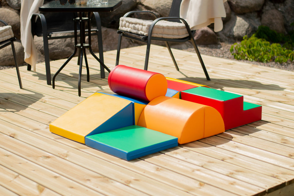 Soft Play 8 Foam Block Set - Multicolor Adventurer