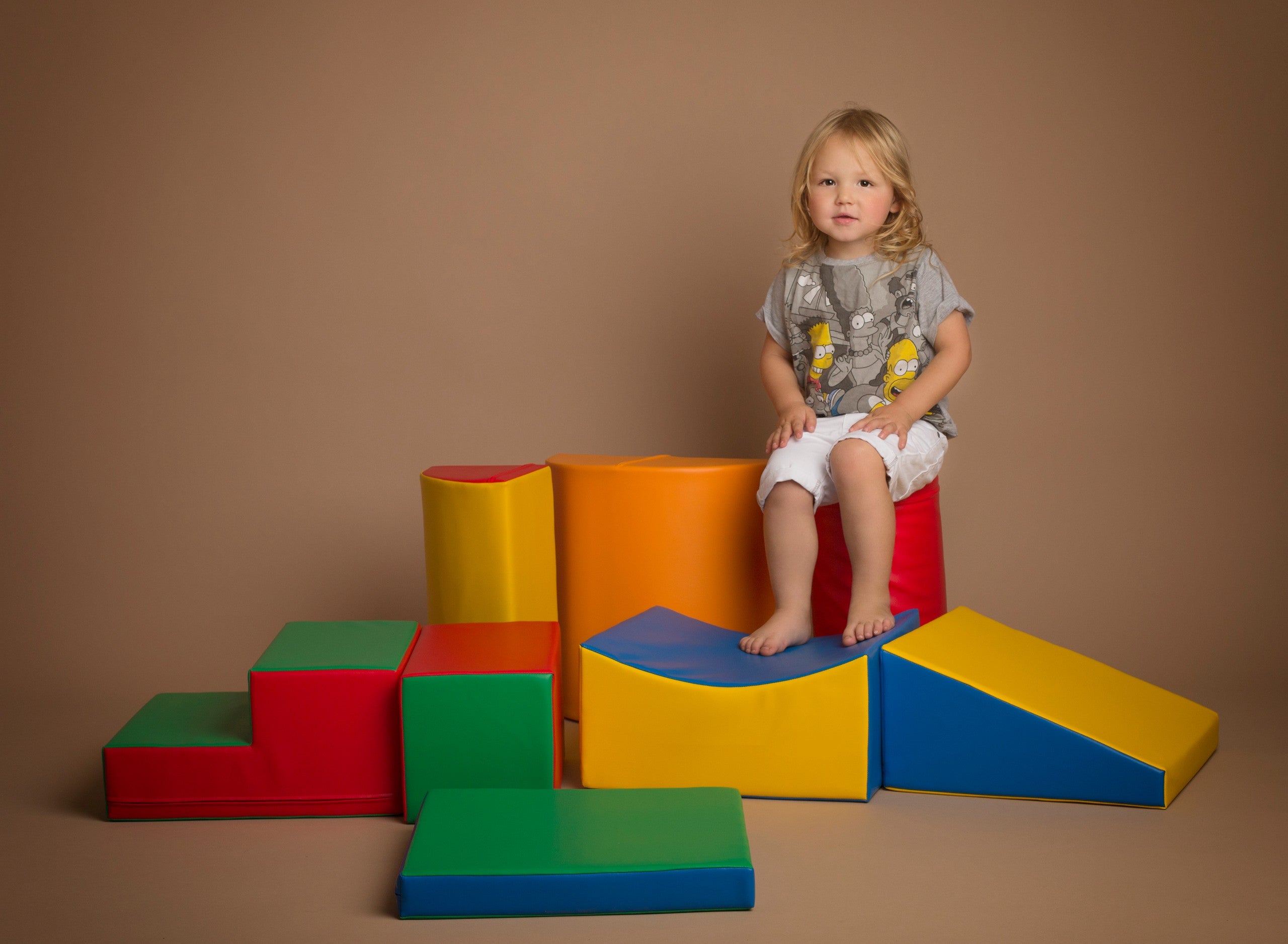 Soft Play 8 Foam Block Set - Multicolor Adventurer