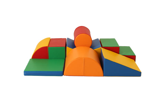 Soft Play 8 Foam Block Set - Multicolor Adventurer