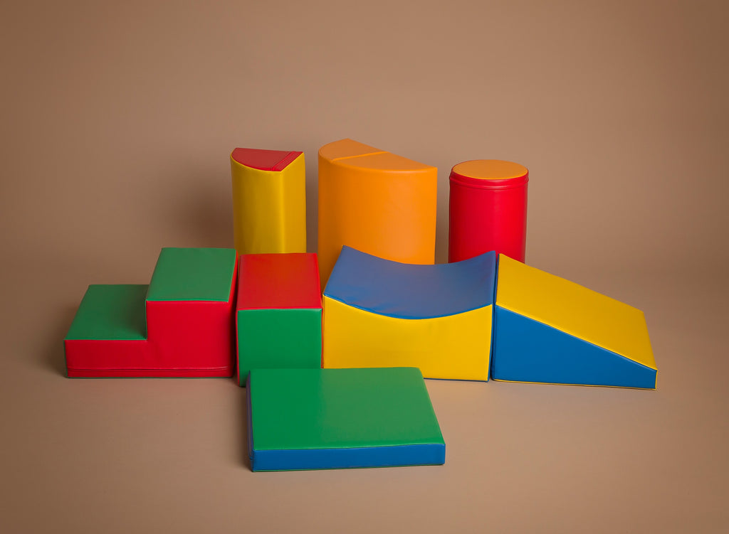 Soft Play 8 Foam Block Set - Multicolor Adventurer