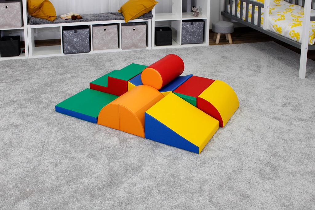 Soft Play 8 Foam Block Set - Multicolor Adventurer