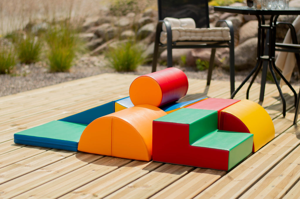 Soft Play 8 Foam Block Set - Multicolor Adventurer