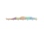 Soft Play 7 Foam Block Set - Light Pastel Little Crawler