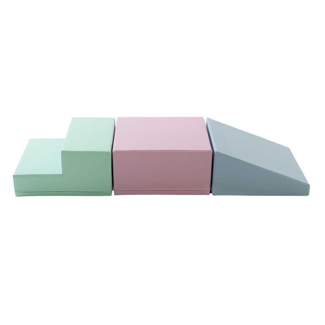 Soft Play 3 Foam Block Set - Soft Pastel Mini Climbie