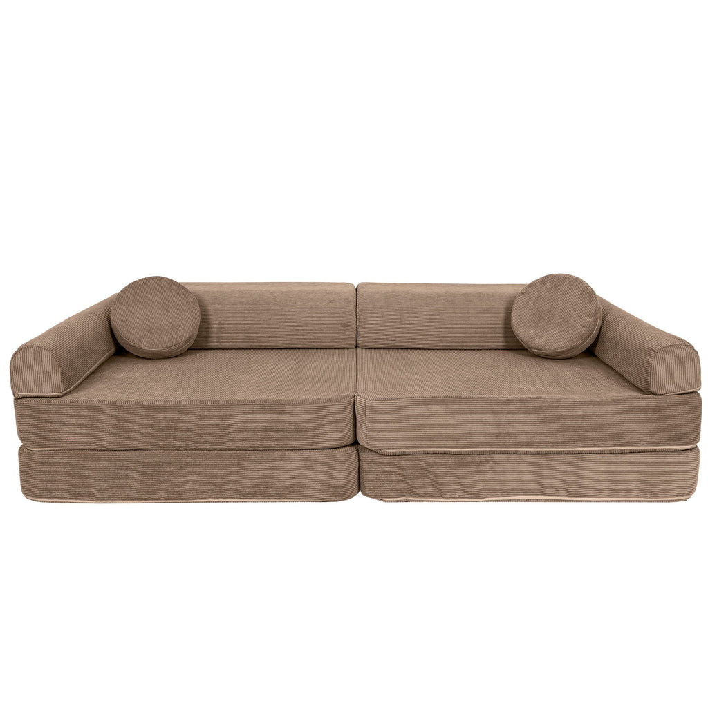 Large Modular Sofa for Kids - Slimcord Corduroy Brown