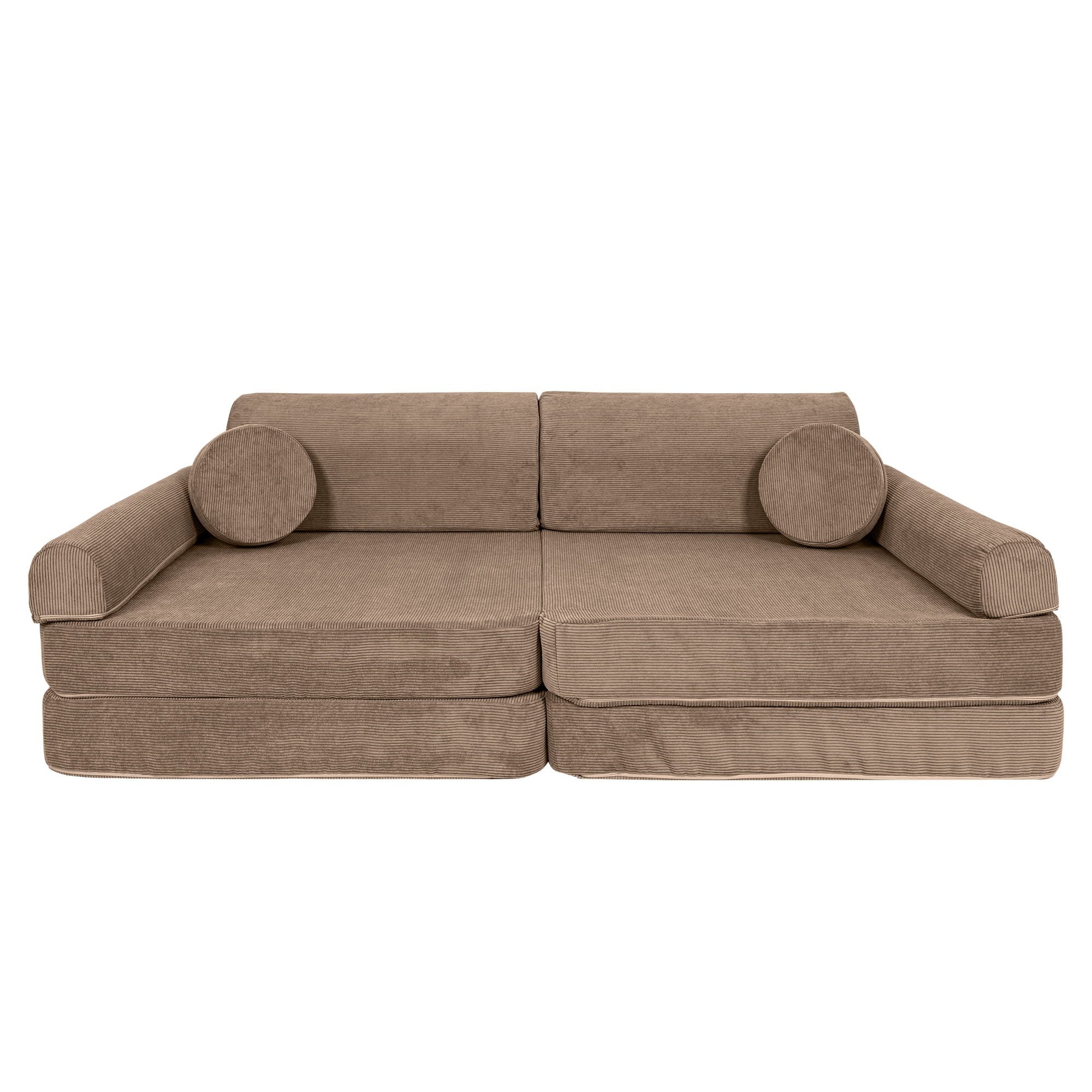 Large Modular Sofa for Kids - Slimcord Corduroy Brown
