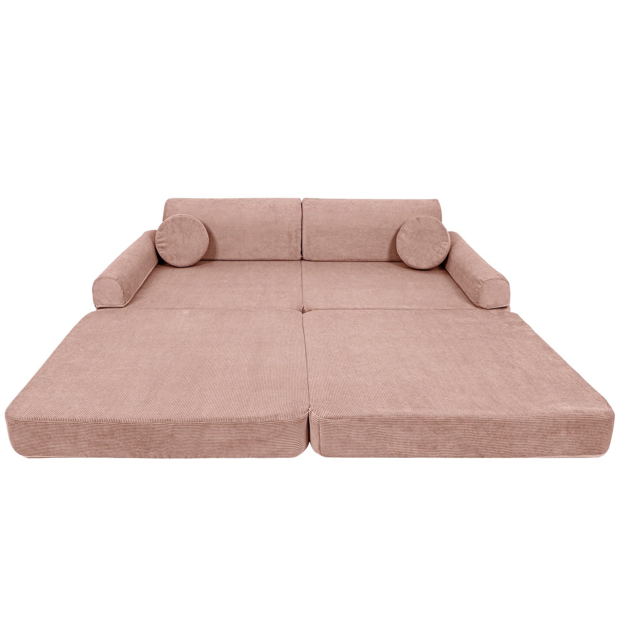 Large Modular Sofa for Kids - Slimcord Corduroy Pink
