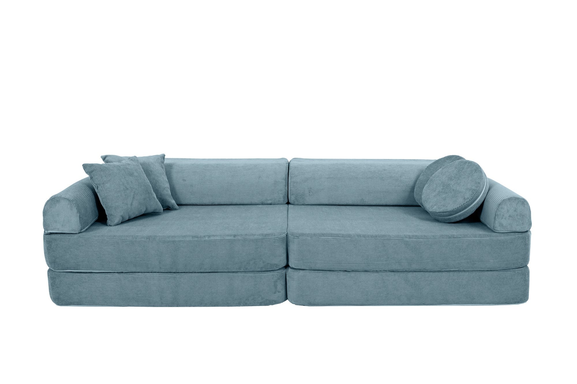 Large Modular Sofa for Kids - Slimcord Corduroy Turquise