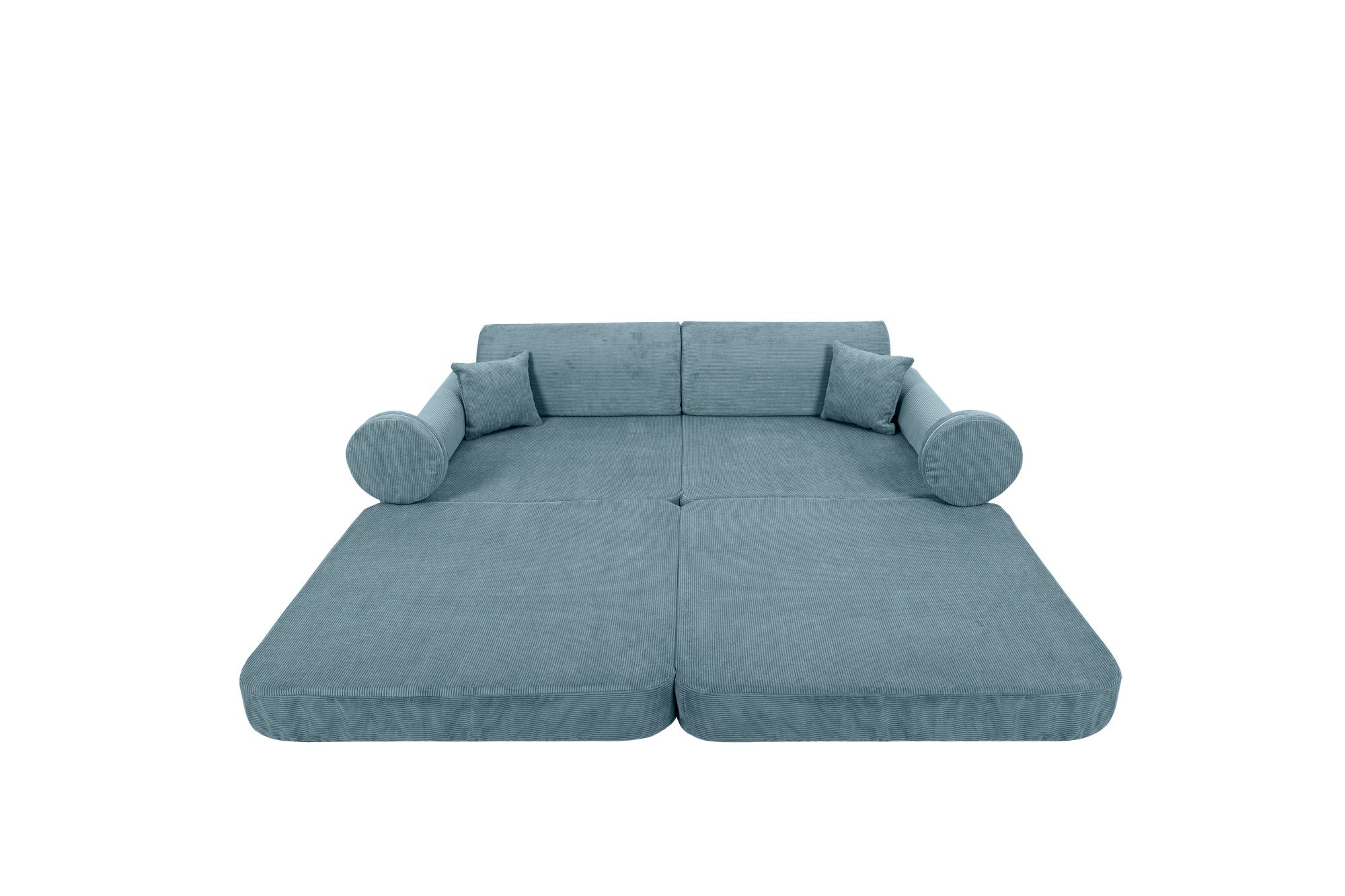Large Modular Sofa for Kids - Slimcord Corduroy Turquise