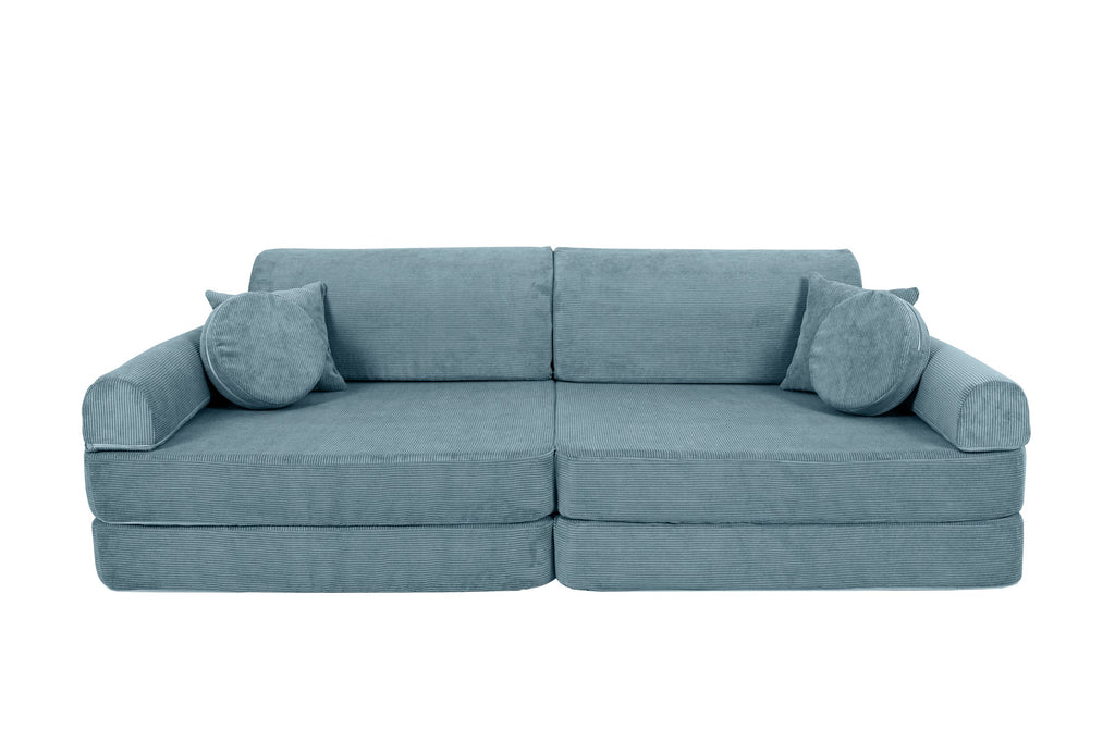 Large Modular Sofa for Kids - Slimcord Corduroy Turquise