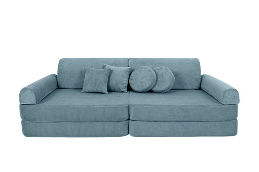 Large Modular Sofa for Kids - Slimcord Corduroy Turquise