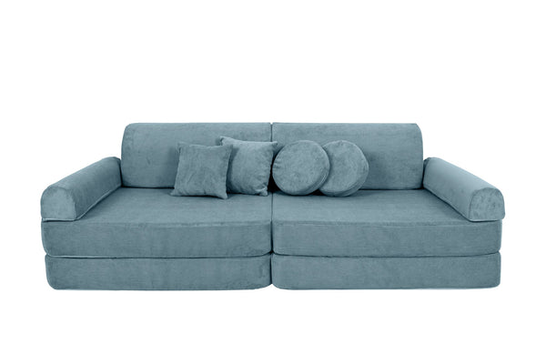 Large Modular Sofa for Kids - Slimcord Corduroy Turquise