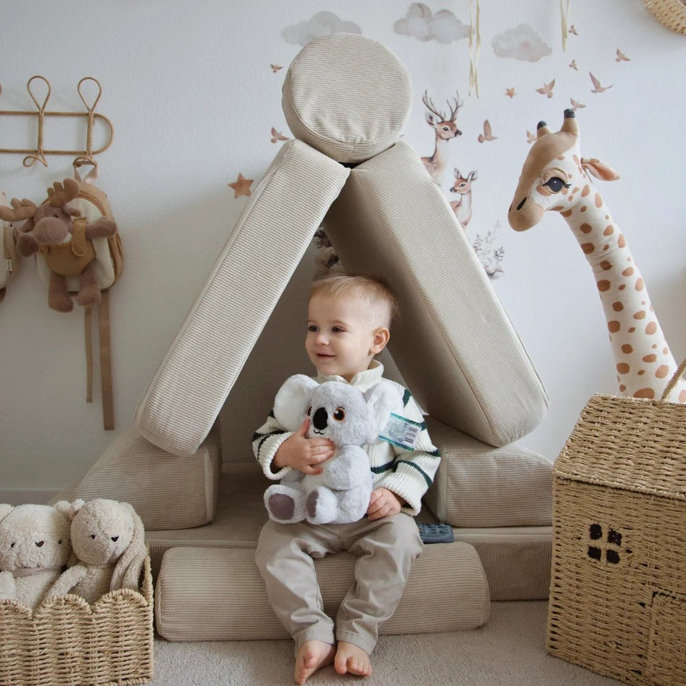 Medium Modular Sofa for Kids - Slimcord Taupe