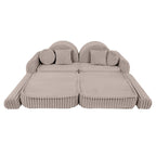Medium Modular Sofa for Kids - Churros Beige Plus