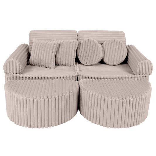 Medium Modular Sofa for Kids - Churros Beige Plus