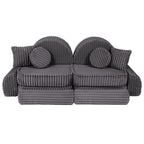 Medium Modular Sofa for Kids - Churros Jurassic Grey Plus