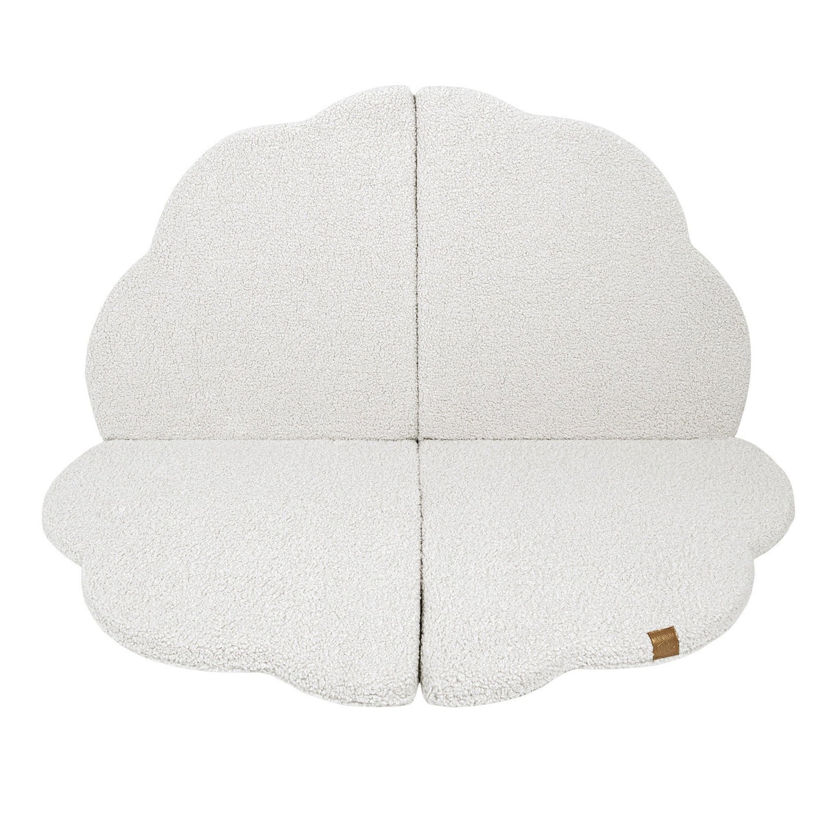 Play Mat for Kids - Cloud Shaped Bearly White