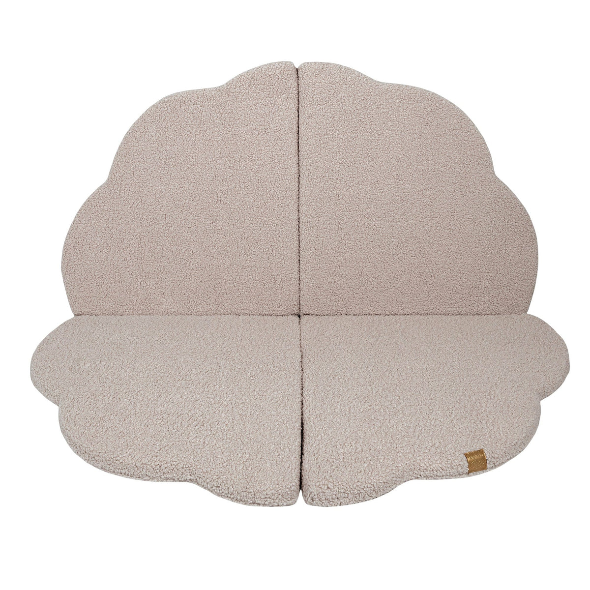 Play Mat for Kids - Cloud Shaped Bearly Light Grey