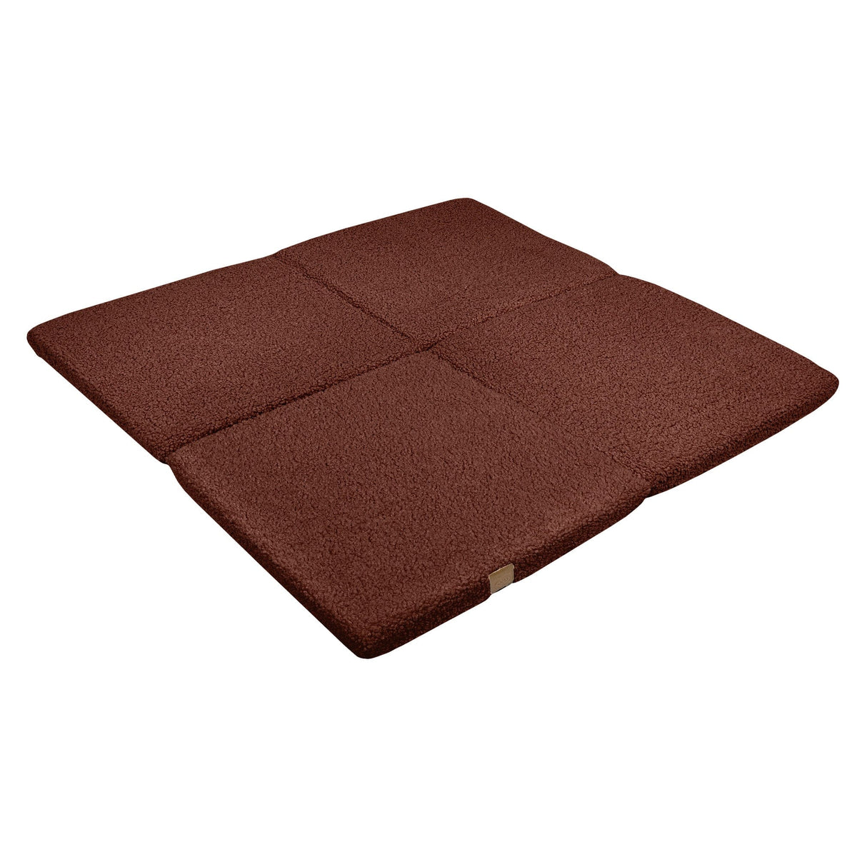 Play Mat for Kids - Square Bearly Brown