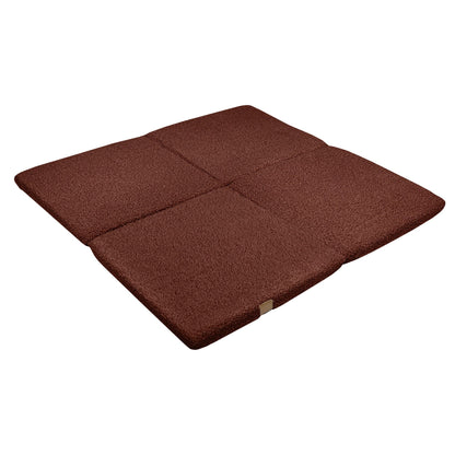 Play Mat for Kids - Square Bearly Brown