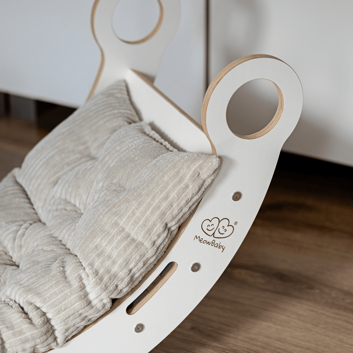 Snug Rocker - Tan Beige Pillow