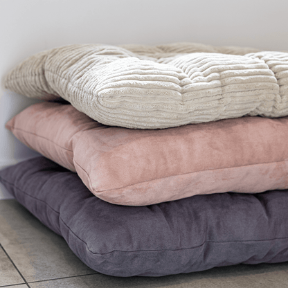 Snug Rocker for Kids - Natural With Beige Pillow