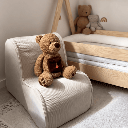 Armchair For Children, Corduroy - Sand