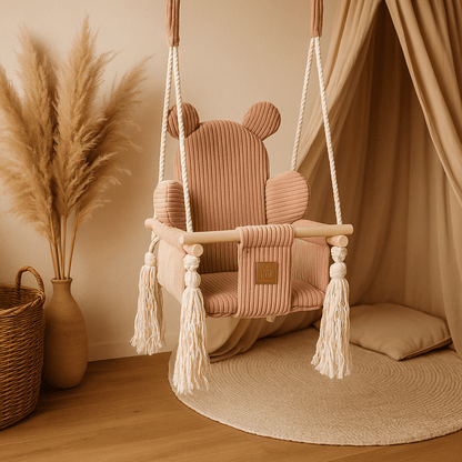 Indoor Baby Swing - Ecru