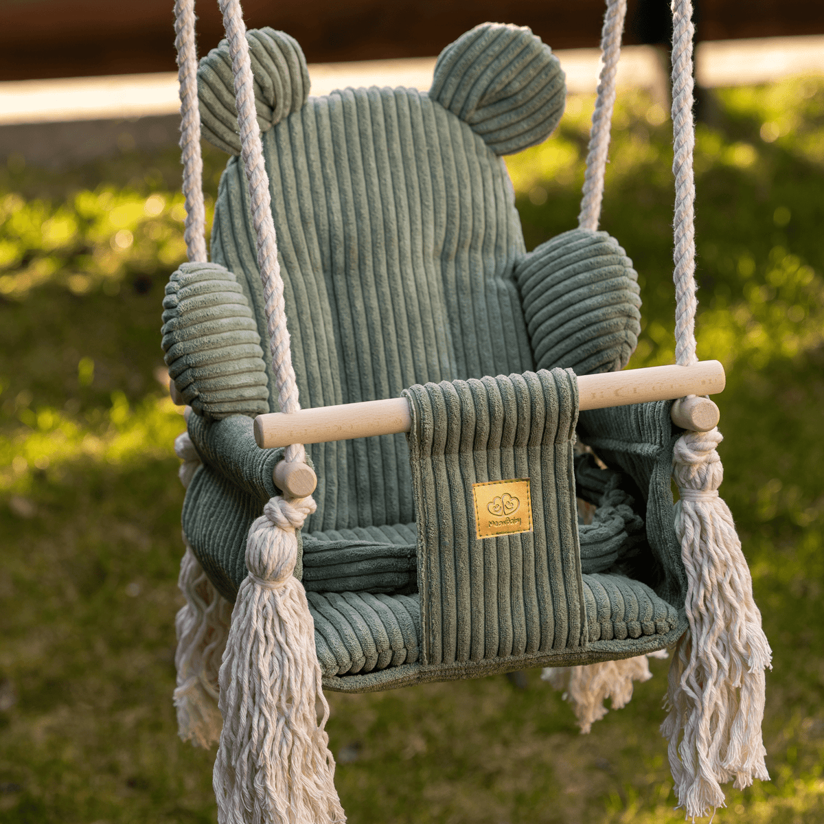 Indoor Baby Swing - Pink Powder