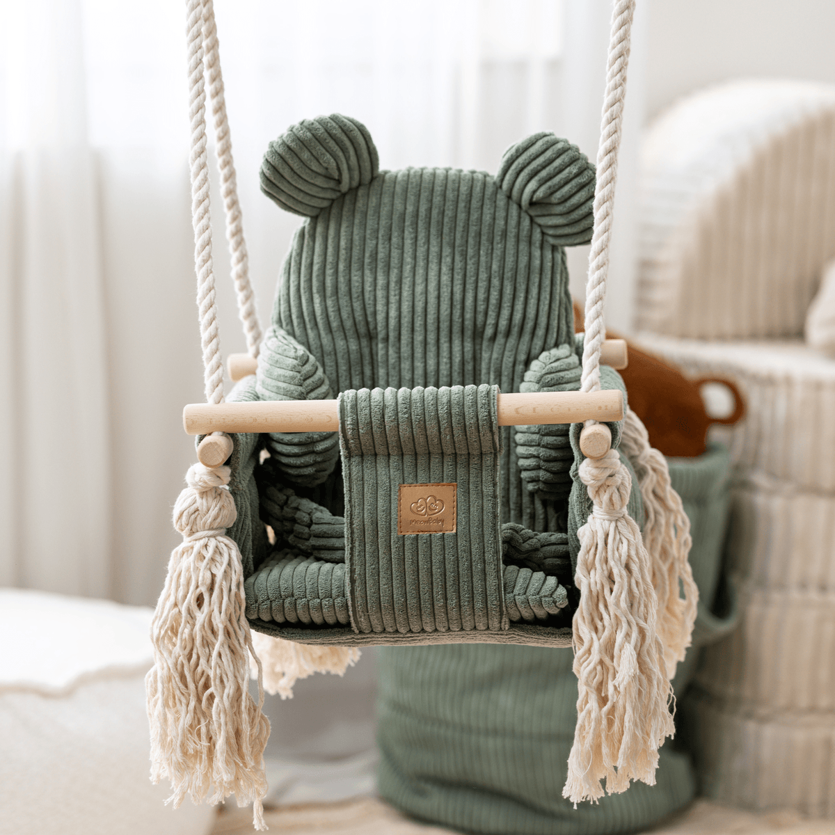 Indoor Baby Swing - Ecru